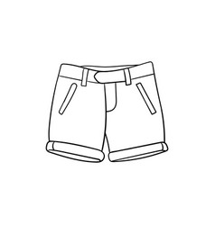 Joggers Short Pants Line Design