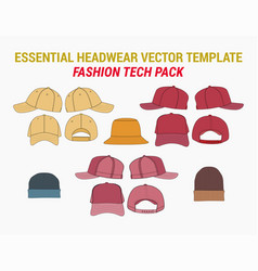 Headwear Fashion Mockup Hats