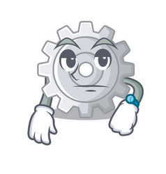 Waiting Gear Icon Cartoon The Design Best