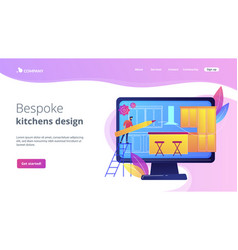 Custom Made Kitchens Concept Landing Page