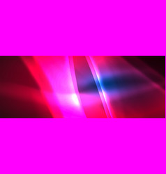 Vibrant Pink And Blue Neon Light Beam In A Dark