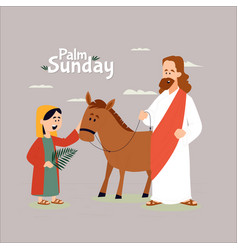 Palm Sunday Design Flat