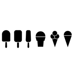 Set Of Ice Cream Icons