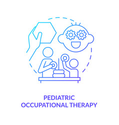 Pediatric Occupational Therapy Blue Gradient