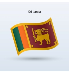 Sri Lanka Flag Waving Form