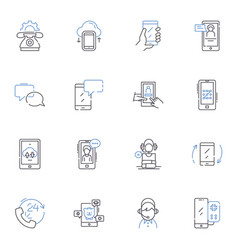 Android Line Icons Collection Jellybean Oreo