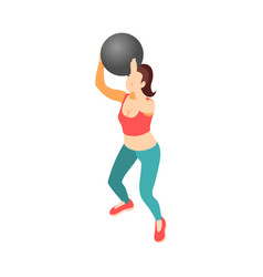 Crossfit Ball Exercise Composition