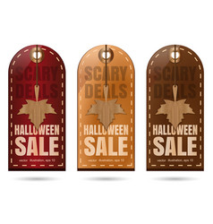 Halloween Price Sale Tag Set Scary Deals