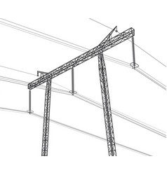 High Voltage Transmission Systems Electric Tower