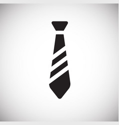 Business Tie On White Background