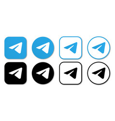 Telegram Logo Set