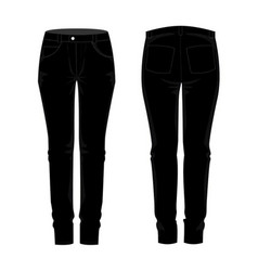 jeans template vector images over 660