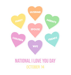 National I Love You Day Greeting Card