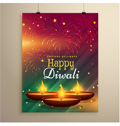 diwali template vector images