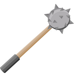 Viking Mace On A White Background