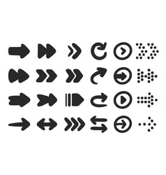 Arrow Collection Set Hand Drawn Shapes