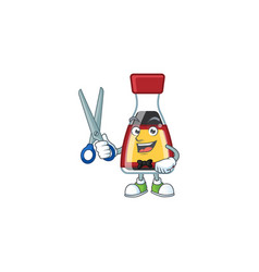 Cool Friendly Barber Say Asian Sauce Cartoon