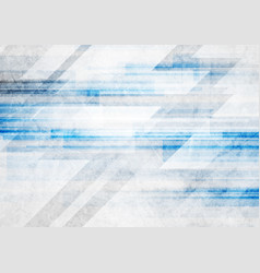 Blue And Grey Tech Geometric Grunge Background