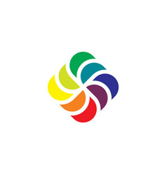 Technology Logo Abstract Colorful Icon