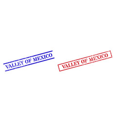 Valley Of Mexico Grunge Rubber Seal Stamps