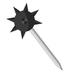 Warrior Mace On A White Background