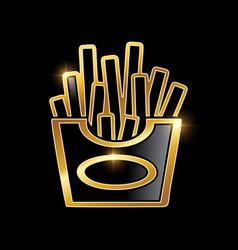 Golden French Fries Icon