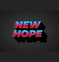 New Item Text Effect In 3d Look Gradient Blue Red