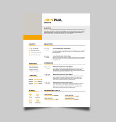 Professional Clean Resume Template