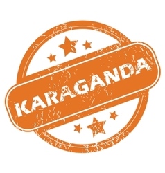 Karaganda Round Stamp