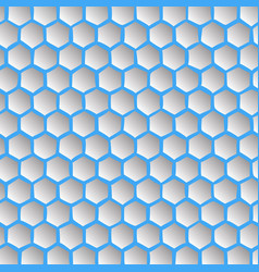 Abstract Effect Honey Comb Blue Background