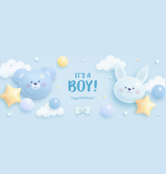 Baby Shower Horizontal Banner