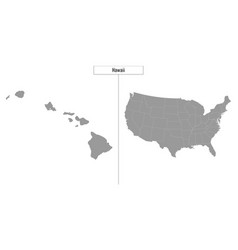 Map Of Hawaii State Of United States And Location