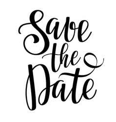 Save The Date Lettering Phrase