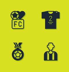 Set Fan Club Football Football Or Soccer Referee