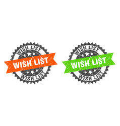 Wish List Band Sign List Grunge Stamp Set