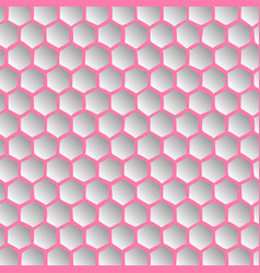 Abstract Effect Honey Comb Pink Background