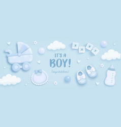 Baby Shower Horizontal Banner