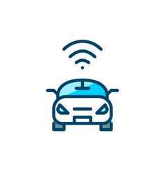 Smart Car Icon Pixel Perfect Editable Stroke