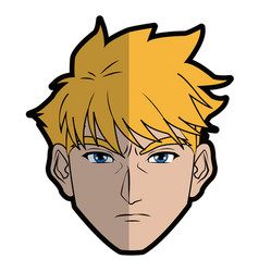 Anime Style Male Character Head