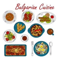 Hearty Dishes Of Bulgaria With Meat And Vegetables