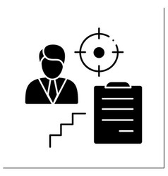 Career Planning Glyph Icon