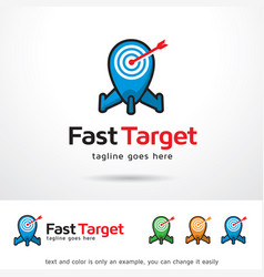 Fast Target Logo Template