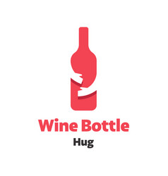 Wine Bottle Hug Logo