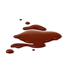 Chocolate Puddle Brown Choco Spill Liquid Blot