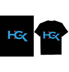 Hgk Letter Logo Design