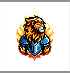 Lion Team Mascot Logo