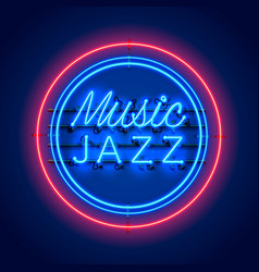 Neon Music Jazz Signboard