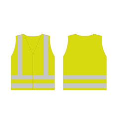 Yellow Reflective Safety Vest For Peoplefront