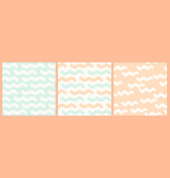 Abstract Shapes Seamless Pattern Set In A Muted