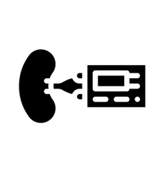 Implantable Artificial Kidney Glyph Icon